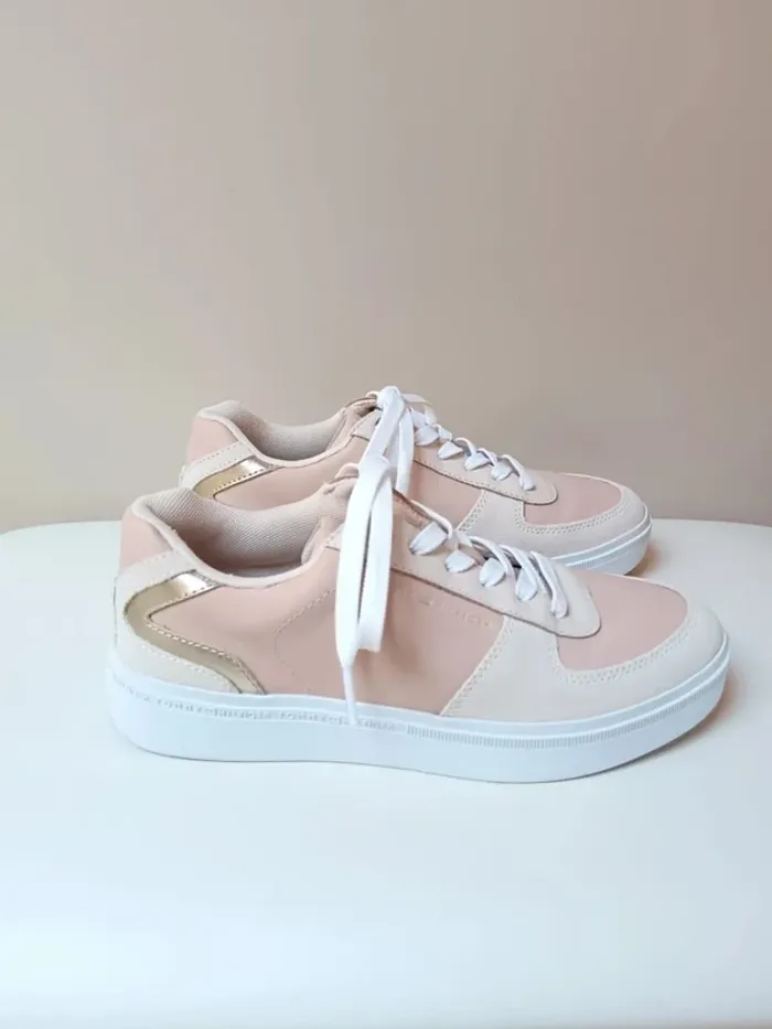 Leather court sneakers Tommy Hilfiger - photo numéro 2