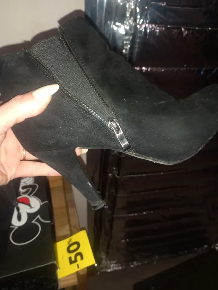 Chaussures à talon nubuck