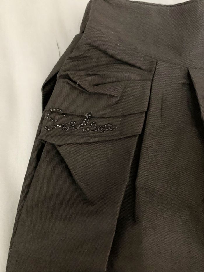 Pantalon détail strass et fermetures éclairs - photo numéro 2