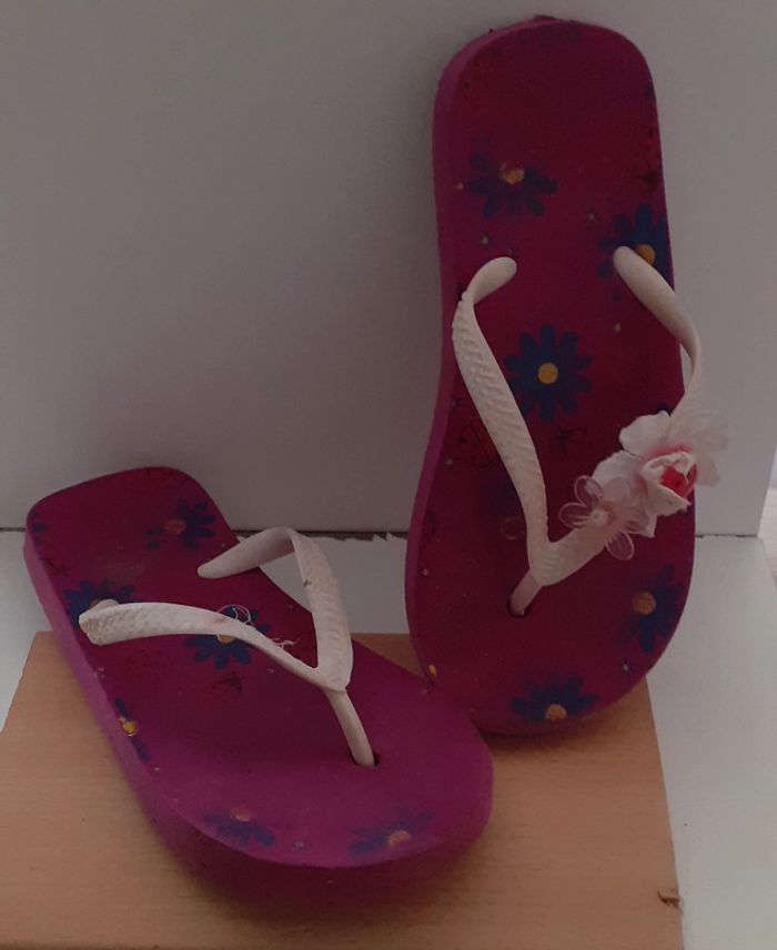 Tongs - Claquettes fille pointure 27