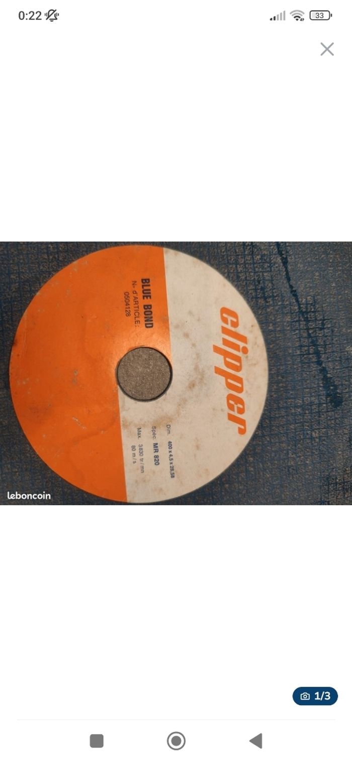 Disque feraille neuf