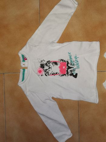 Pull chat rose 6mois