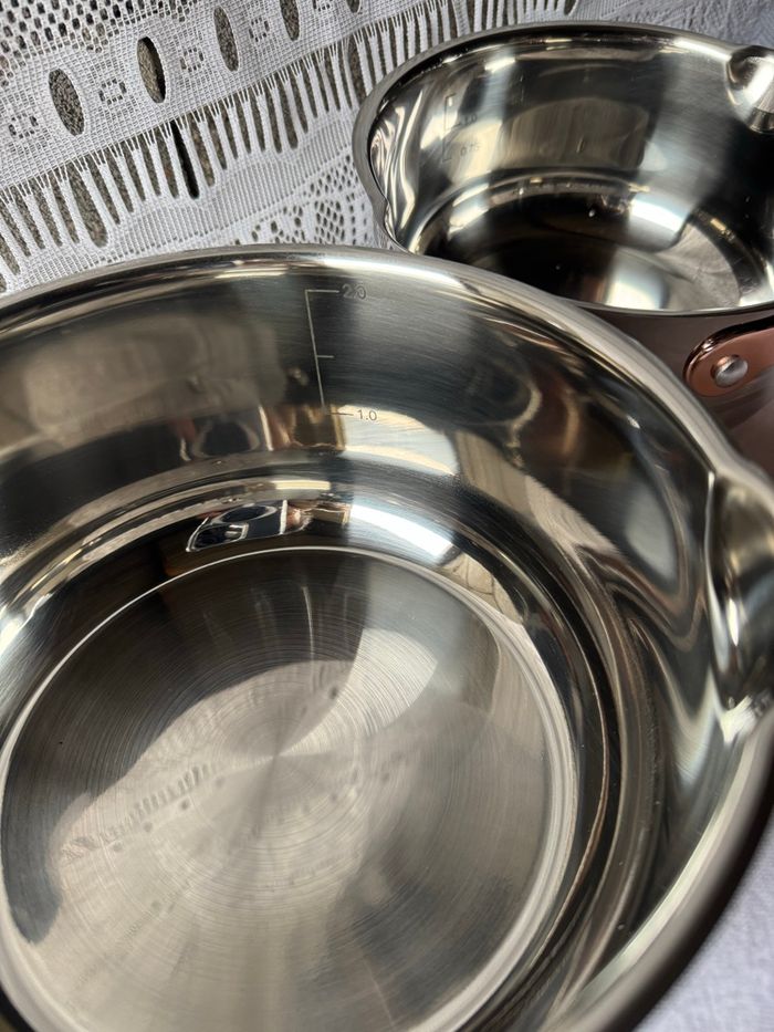 4 casseroles neuves inox - photo numéro 6