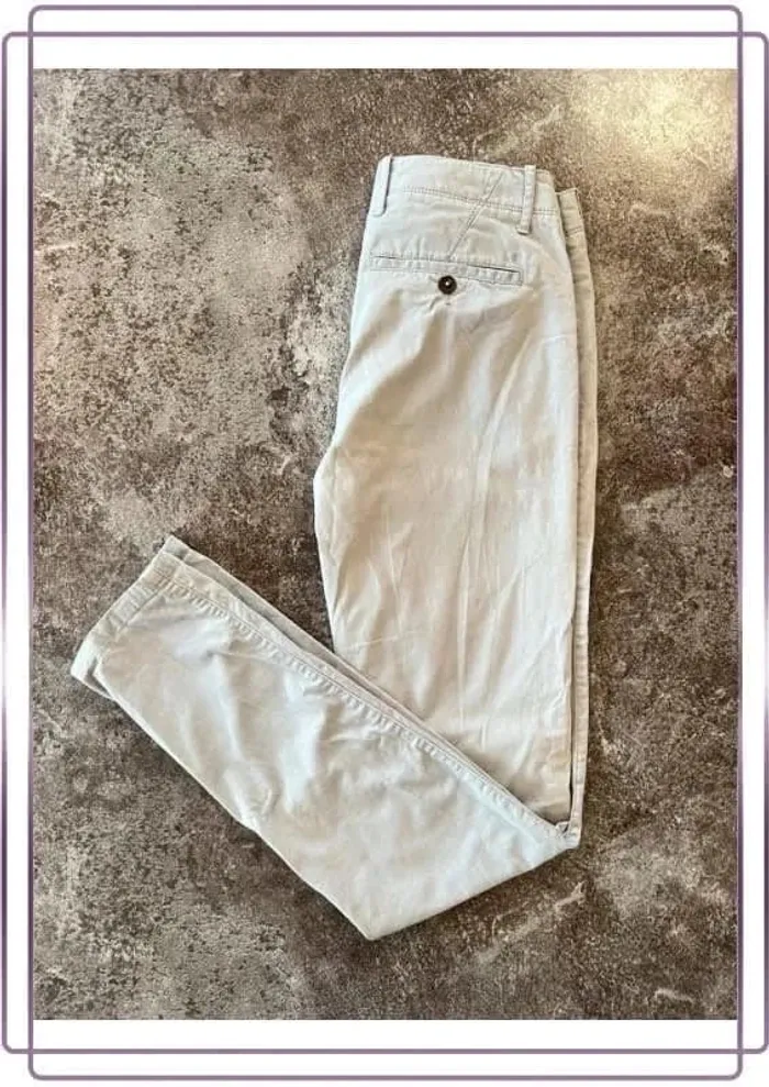 Chino gris homme Jules taille 38 Slim Men gray chinos Graue Chinos Herren Pantaloni chino grigi uomo