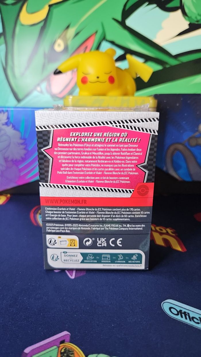 Pokémon Lot De 2 Bundle Foudre Noire & Flamme Blanche Ev10.5 - Scellé FR - photo numéro 8
