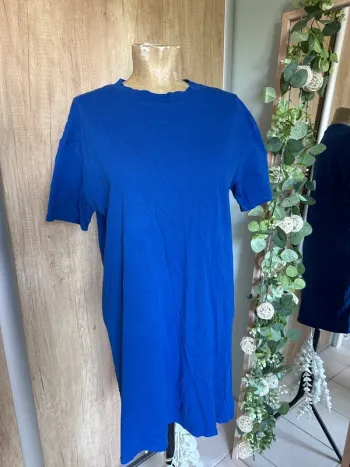 Robe tee shirt manches courtes femme