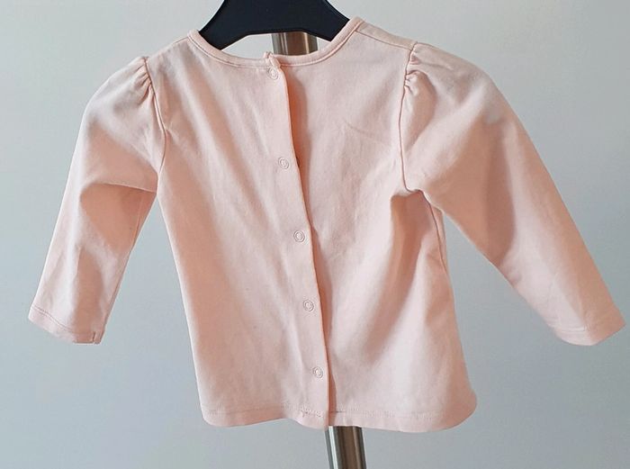 T shirt manches longues 6 mois fille - photo numéro 2