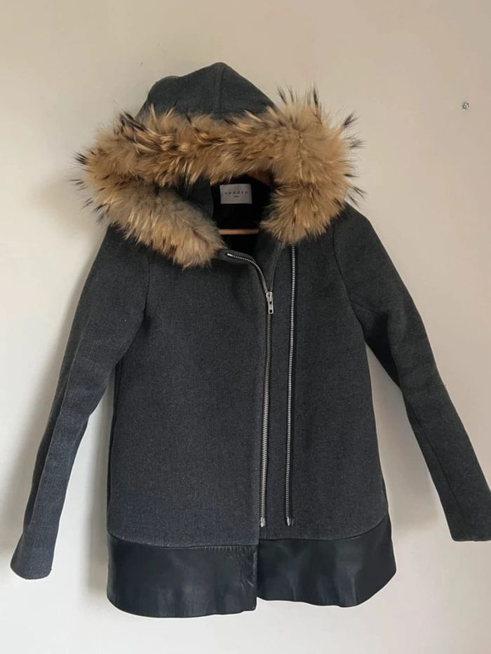 Parka grise Sandro