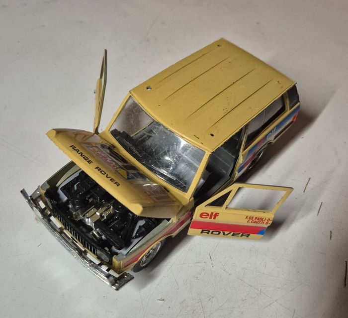 Bburago range rover safari beige 1/25 vintage miniature - photo numéro 7