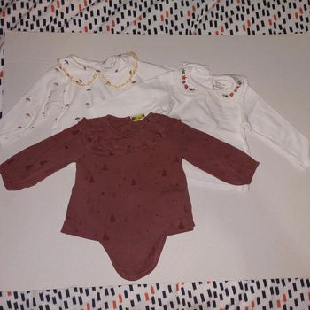 3 tee-shirt manches longues fille