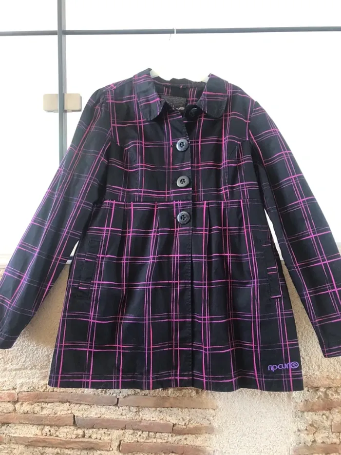Manteau rip curl violet et noir