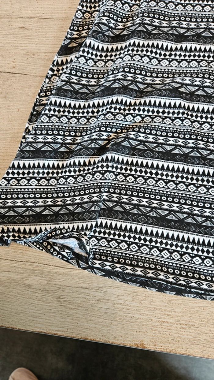 Robe bain de soleil à bretelles, noire à motifs blancs, La Halle, 14 ans, neuve - photo numéro 4