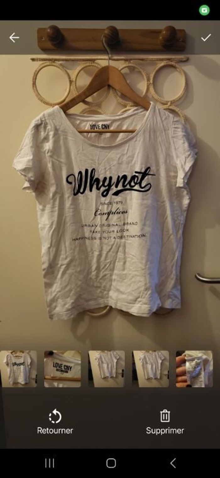 T shirt blanc complices