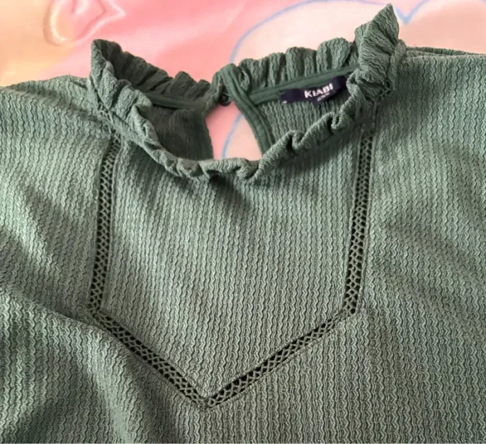 Blouse verte - photo numéro 7