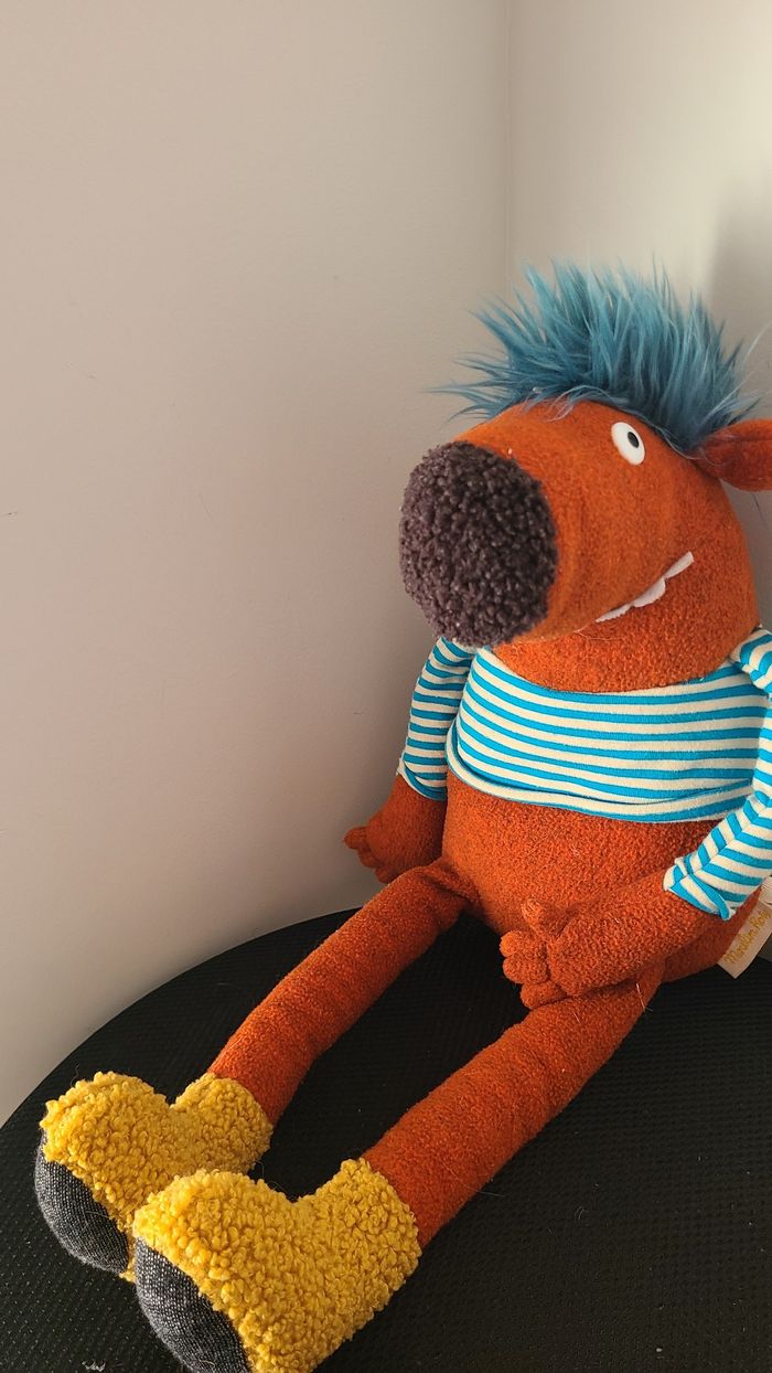 Les Schmouks Peluche orange Pidou - photo numéro 3