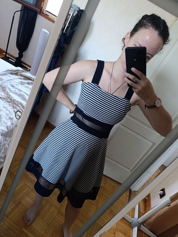 Robe à rayures