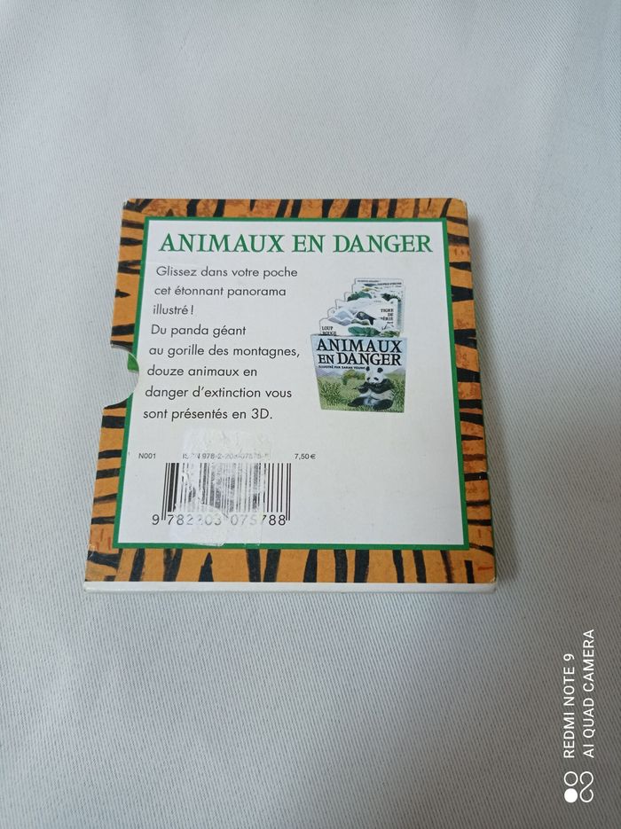 Livre panorama illustré animaux en danger - photo numéro 9