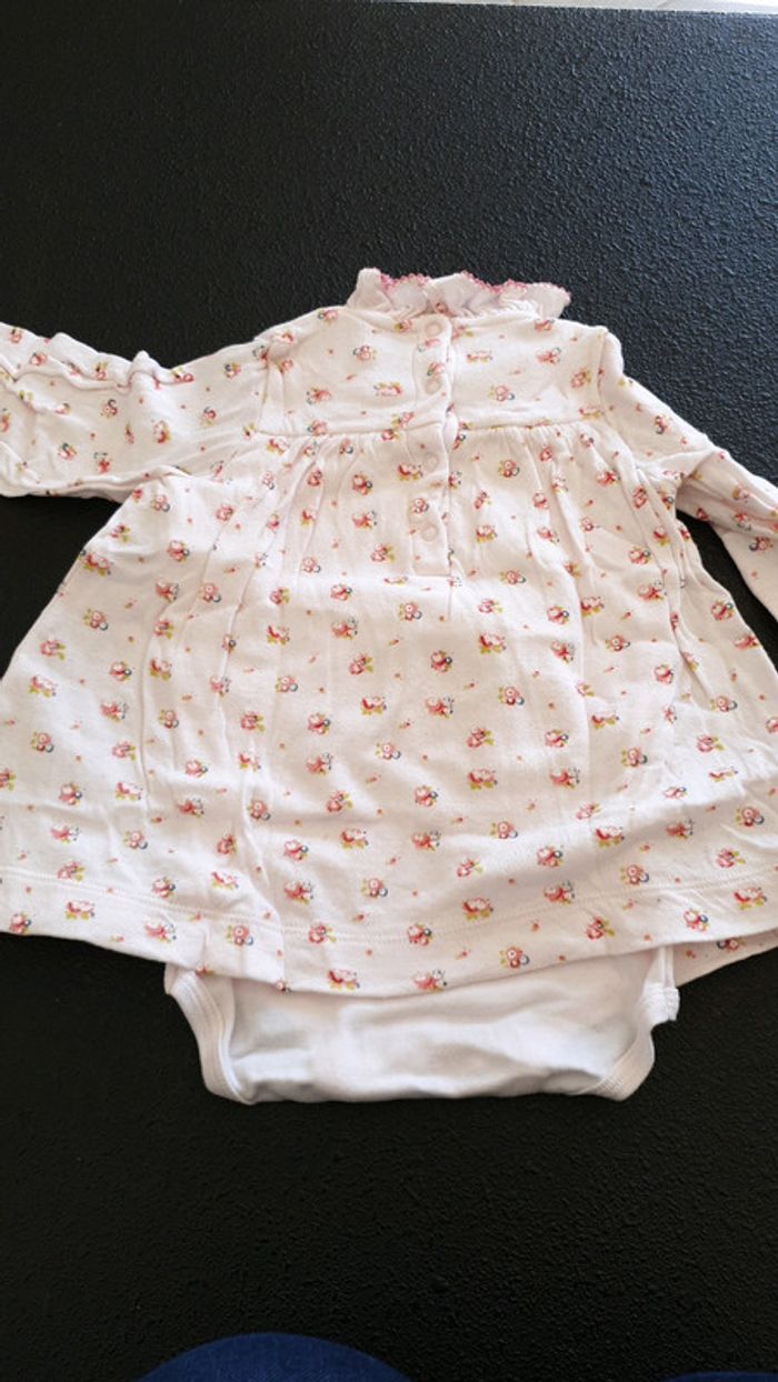 Blouse avec body 12m - photo numéro 3