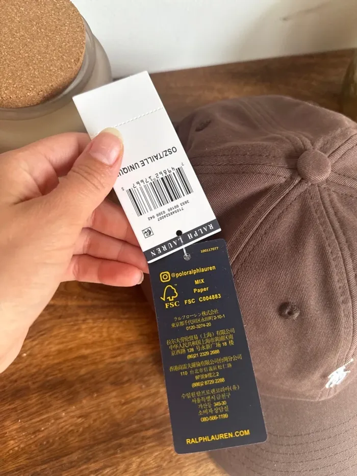 Casquette polo, Ralph Lauren marron - photo numéro 3