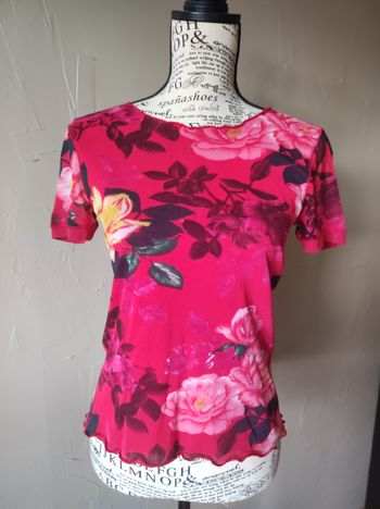 Top rouge Votre nom en nylon taille S