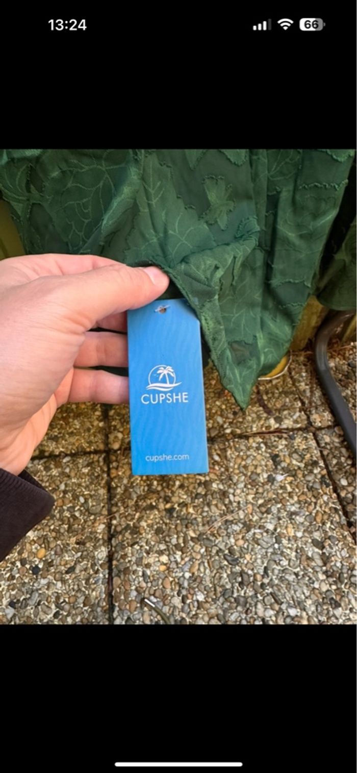 Robe verte Cupshe XL - photo numéro 5