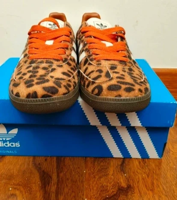 Adidas Samba Preloved Léopard Rouge 42 - photo numéro 6