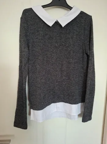 Pull gris lh
