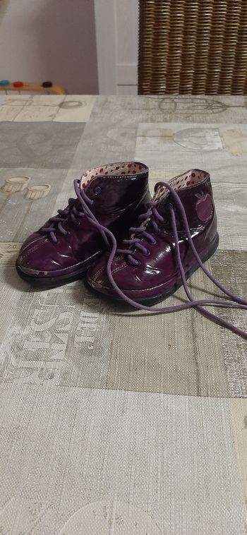 Chaussures montantes violet
