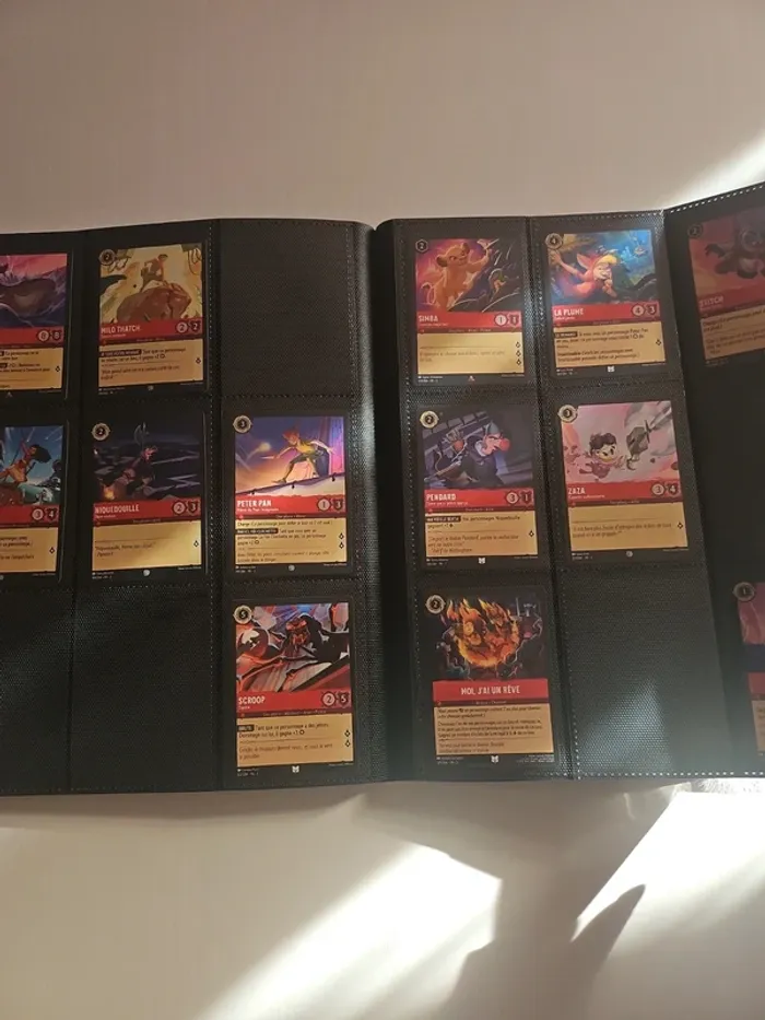 Classeur cartes Lorcana - Les terres d'encre - 140 cartes - photo numéro 2