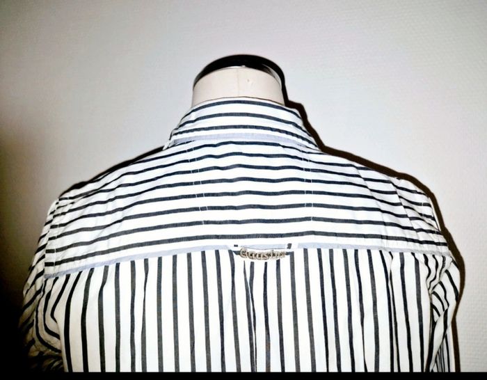 Chemise blanche lignée bleu marine - 164 - gaastra - photo numéro 8