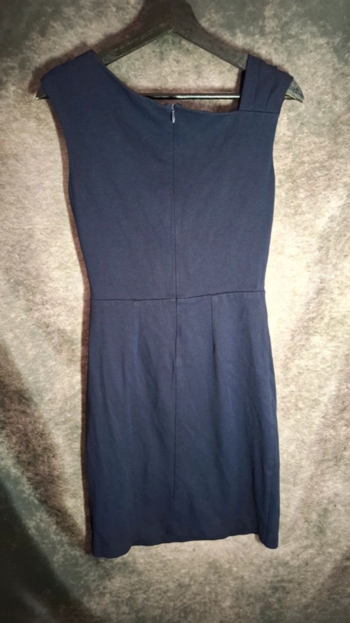 Robe asymétrique bleu marine - photo numéro 7