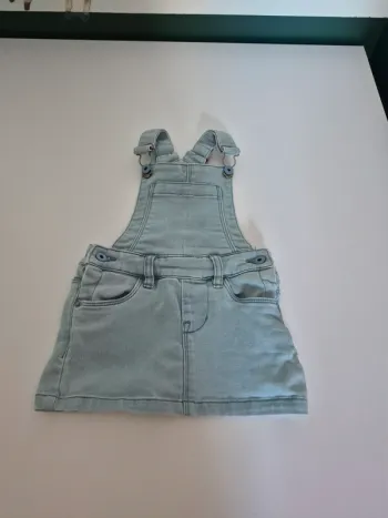 Robe salopette en jean clair Bel&Bo Baby - Taille 86 (18-24 mois)