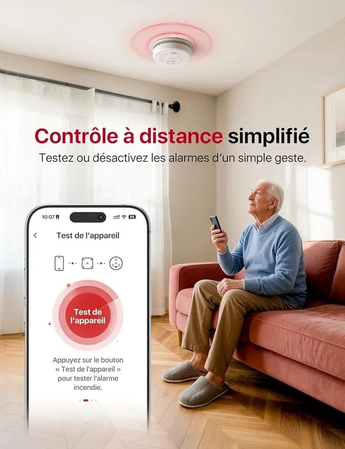 Détecteur de fumée connecté neuf - photo numéro 6