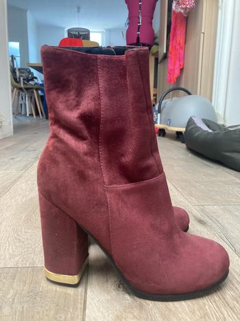 Bottines bordeaux 3 suisses