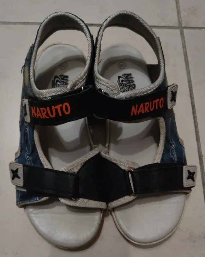 Nu pieds sandales Naruto pointure 36