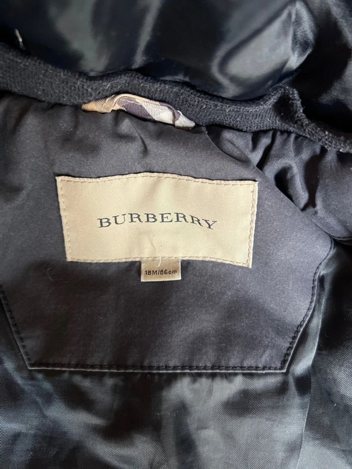 Parka chaude marine 18 mois - Burberry - photo numéro 9