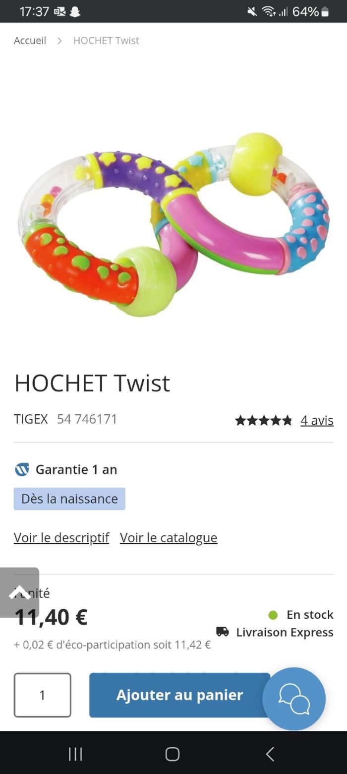 Hochet twist - photo numéro 2