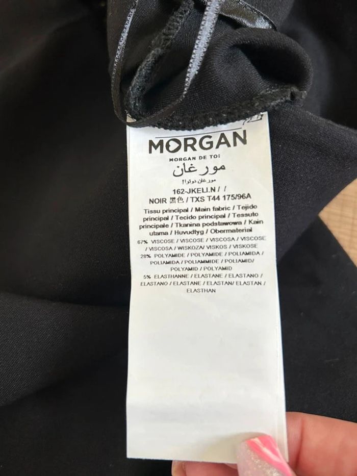 Jupe crayon noire avec fermeture dorée Morgan taille XS jamais portée - photo numéro 15