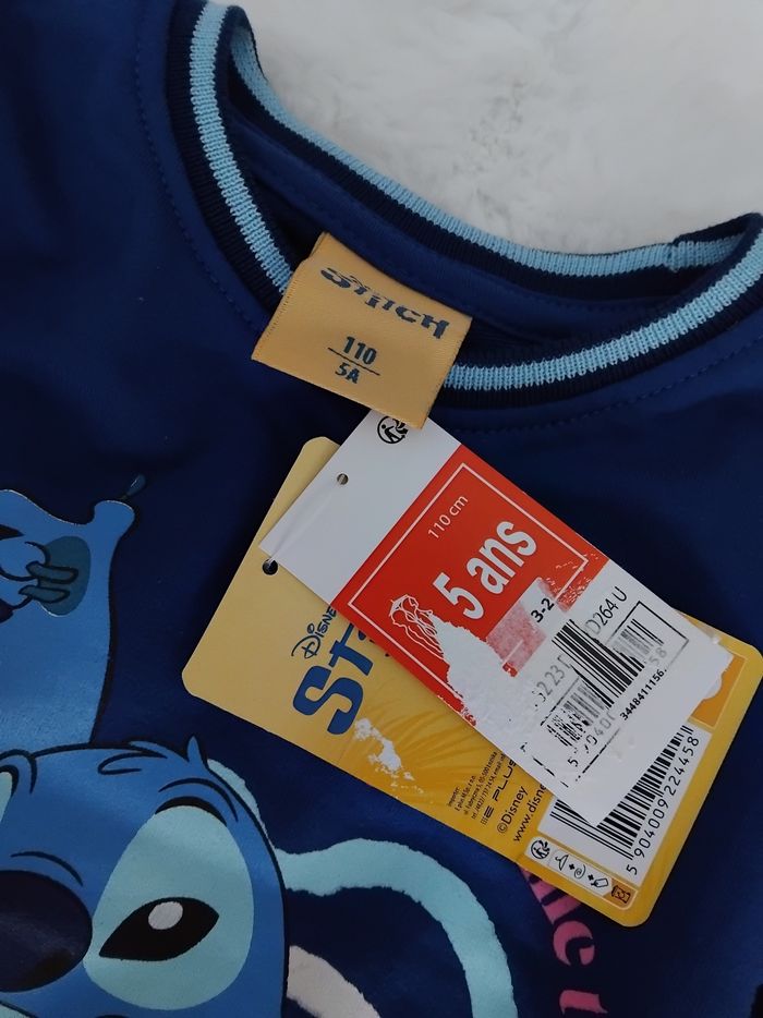 Robe sweat Stitch, Disney  neuf, 5 ans - photo numéro 4