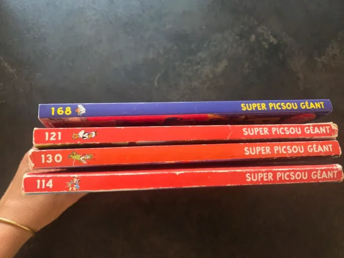 4 livres super picsou numéro 114, 121, 130, 168 - photo numéro 2
