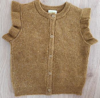 Gilet sans manche en tricot