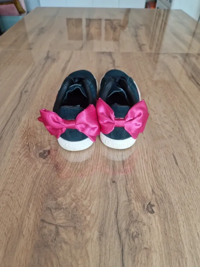 Puma Suède - nœud rose - 36 - photo numéro 2