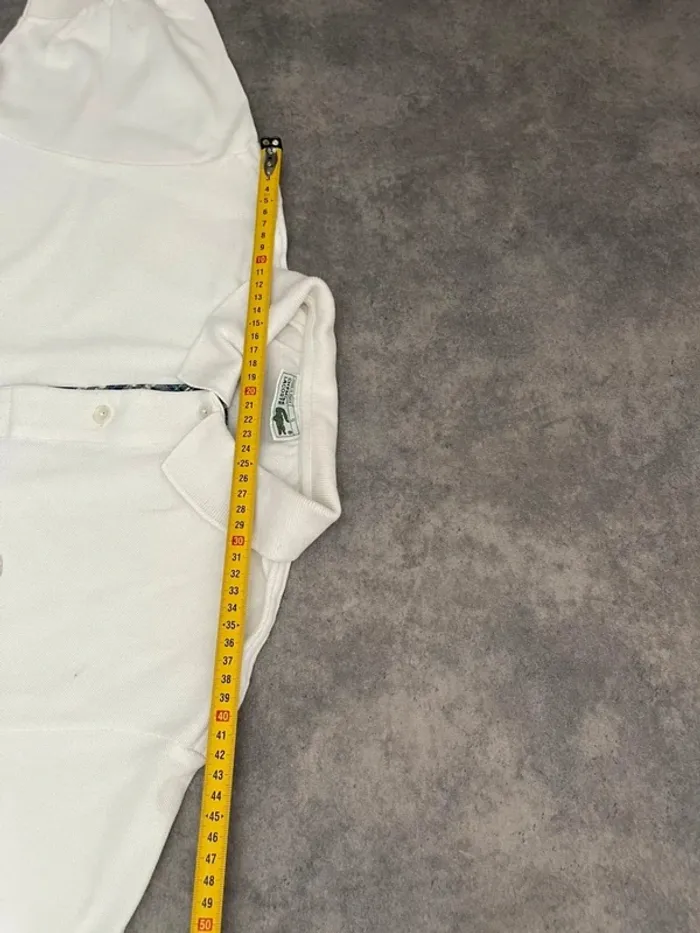 Polo Lacoste blanc - photo numéro 6