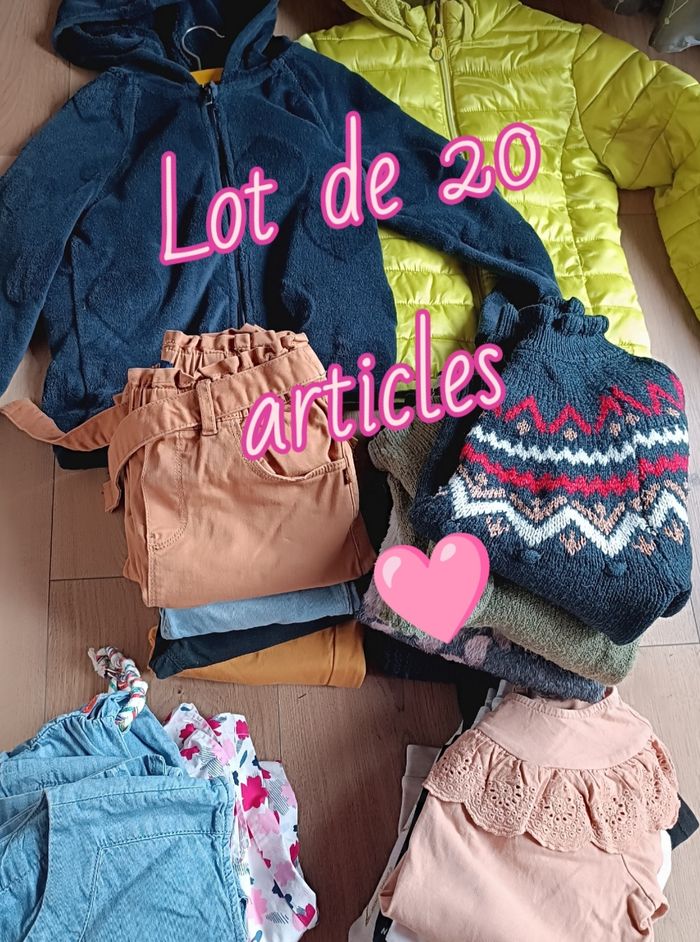 Gros lot de vêtements fille 8 ans 🩷