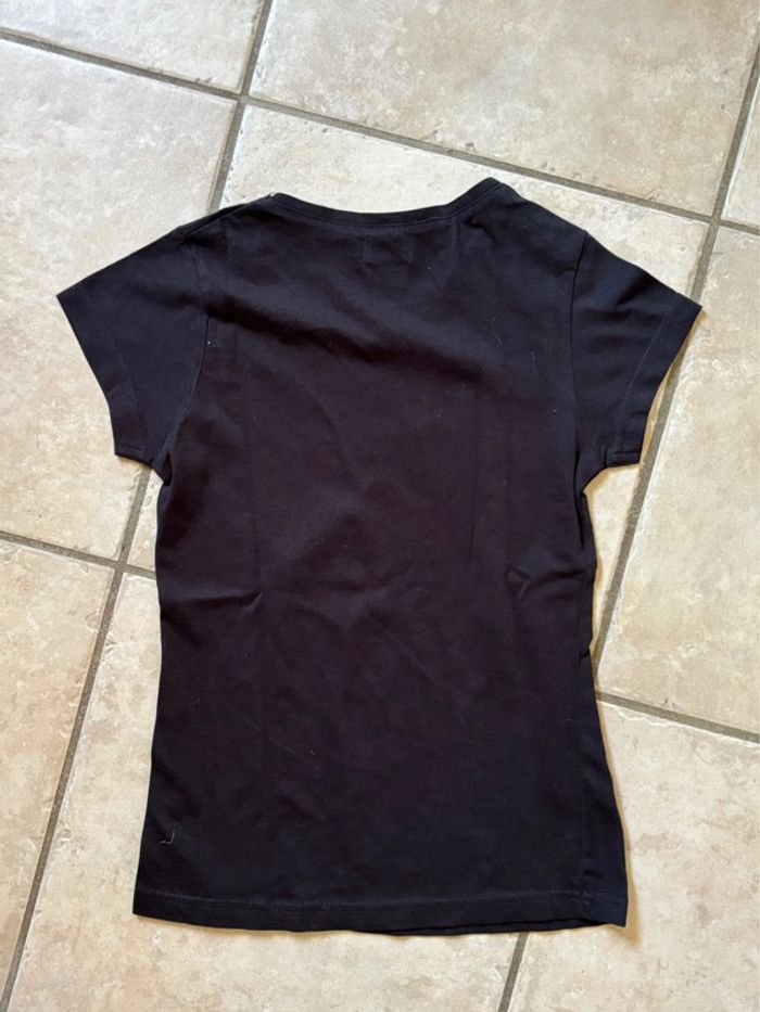 TEE shirt noir à strass 10 ans neuf - photo numéro 2