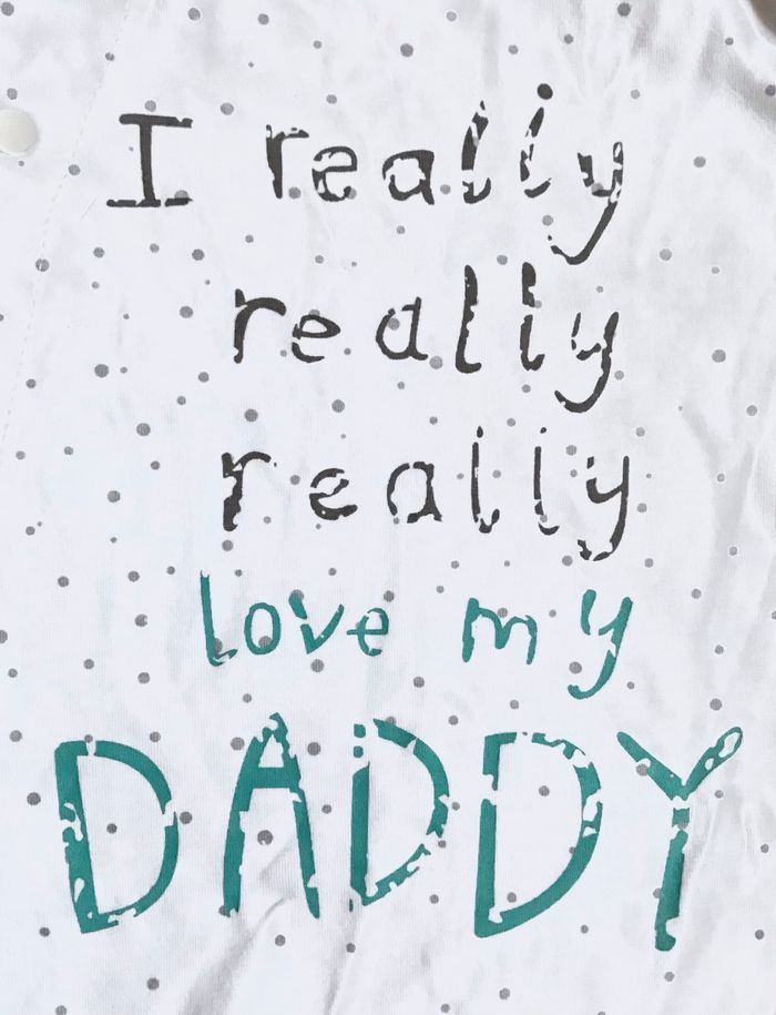 Pyjama blanc à pois gris 9mois - photo numéro 4