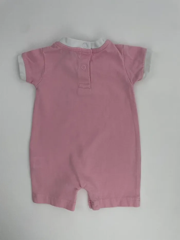Combinaison rose à manches courtes - Texbasic – Naissance - photo numéro 2