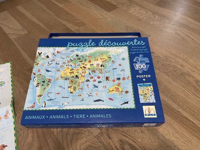 Puzzle découverte continent complet