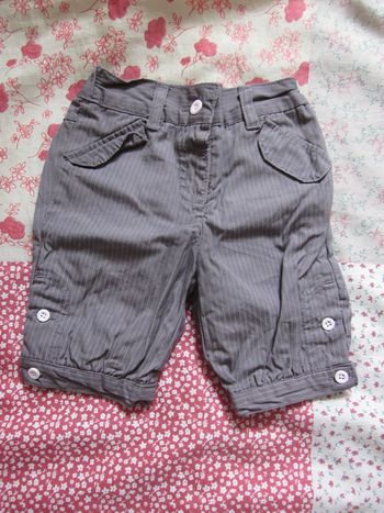 Pantalong toile brun 6 mois