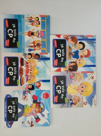 Lot 5 livres je suis en CP niveau 2
